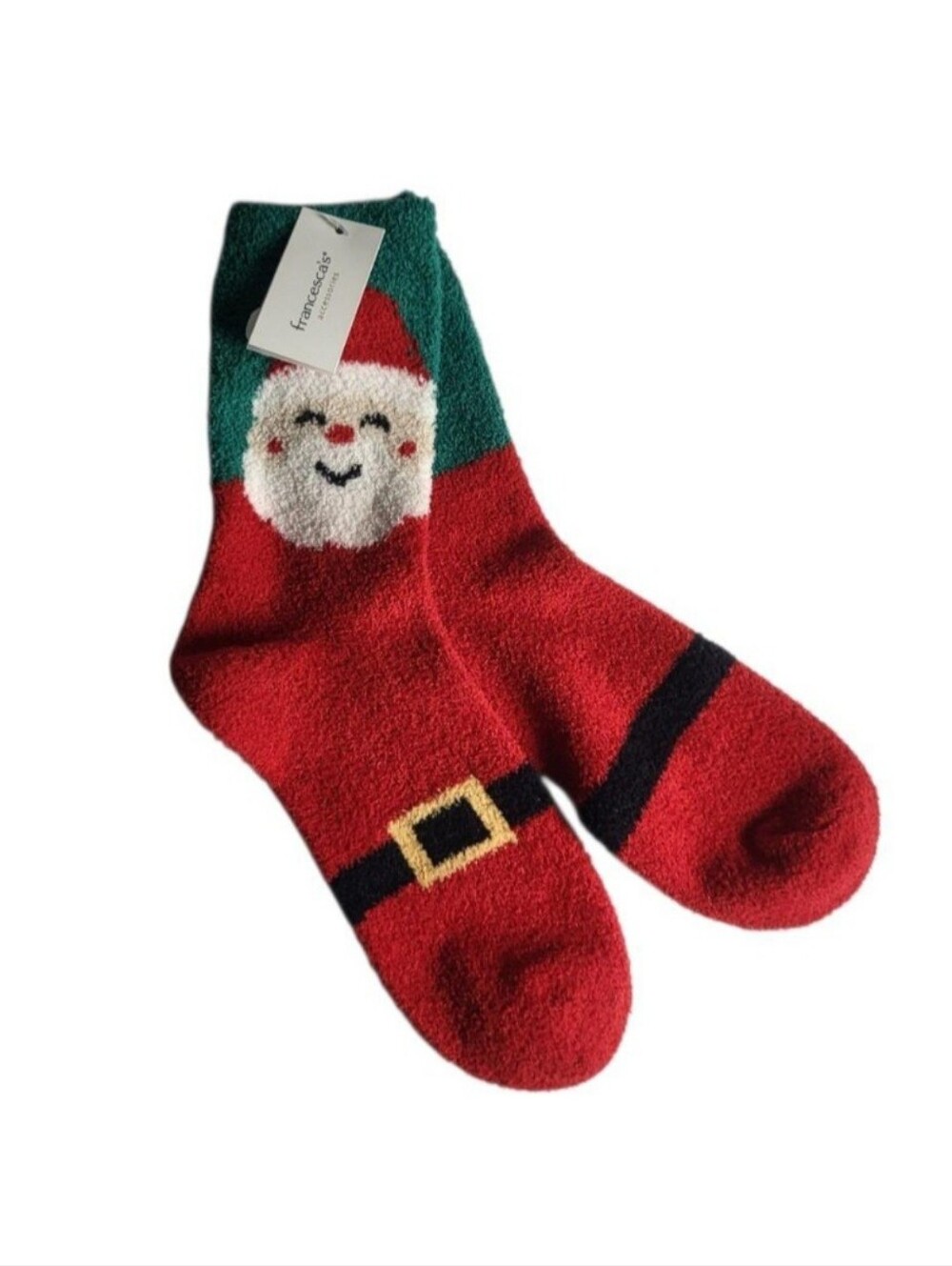 NEW francesca's Women's Santa Socks